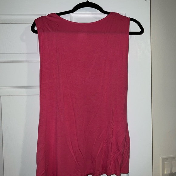 NWOT NY & Company V-Neck Knot-Front Tank Top - Soho Soft Tee Size XXL - Picture 3 of 3